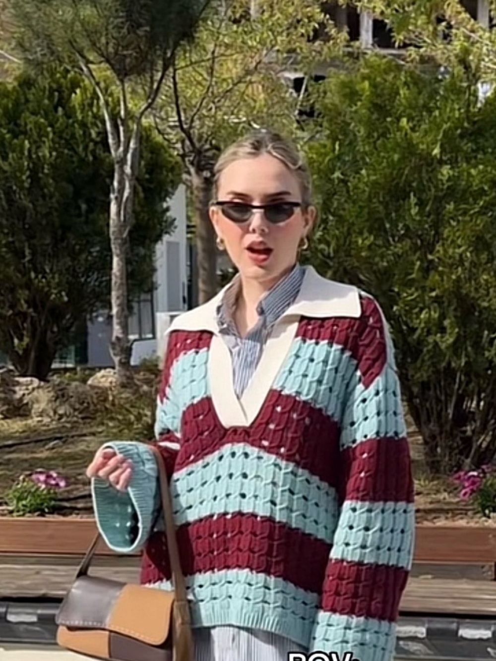 GANT Crochet Oversized Knit